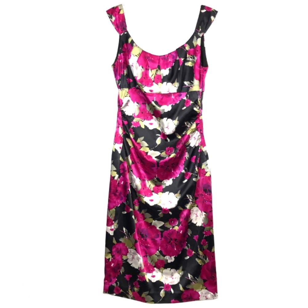 Maggie London Floral Print Sheath Dress
